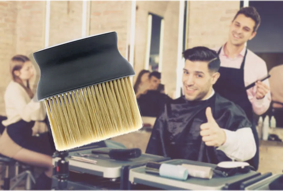 Парикмахерская щетка для стрижки бороды нейлоновая профессиональная парикмахерские для стрижки волос и шеи щетка для уборки пыли