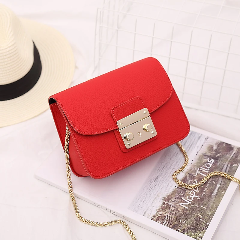 Роскошные сумочки через плечо, сумки для женщин, bolsos mujer, кошелек, клатч, сумка на плечо, основная Женская сумка, женская маленькая сумка - Цвет: red li