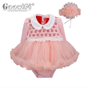 

Gooulfi Bodysuits Summer Full Sleeve Baby Onesies 0-3 Months Girls Cotton Cute with Headband Bodysuit for Baby Girl 18 Months