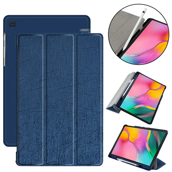 Шелковый чехол с узором для samsung Galaxy Tab A 10," SM-T510 T515 Чехол-книжка с подставкой для Galaxy Tab A 10,1'' - Цвет: SM T515 JGWBC DBU