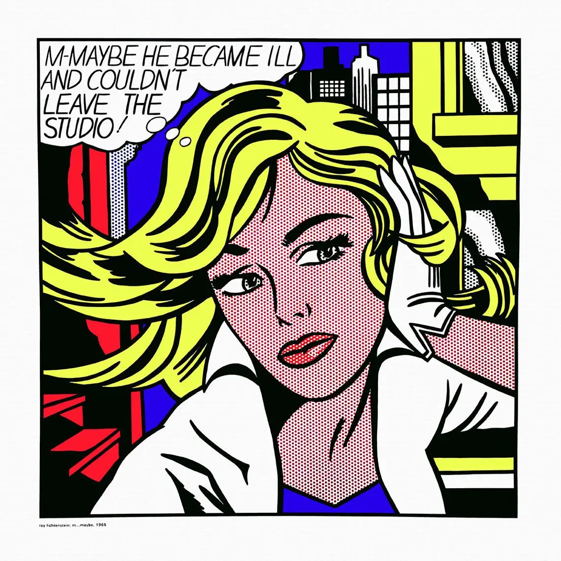 ロイ リキテンシュタイン リキテンスタイン1967年当時物ポスター希少 当時物 1967年 ROY LICHTENSTEIN 「STEDELIJK MUSEUM AMSTERDAM