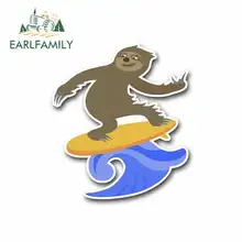 ^^Best Offers EARLFAMILY 13cm x 11.6cm for Surfing Sloth Car Stickers Vinyl Windshield RV VAN 3D Car Accessories Graphics JDM Waterproof ^^Best Offers EARLFAMILY 13cm x 11.6cm for Surfing Sloth Car Stickers Vinyl Windshield RV VAN 3D Car Accessories Graphics JDM Waterproof