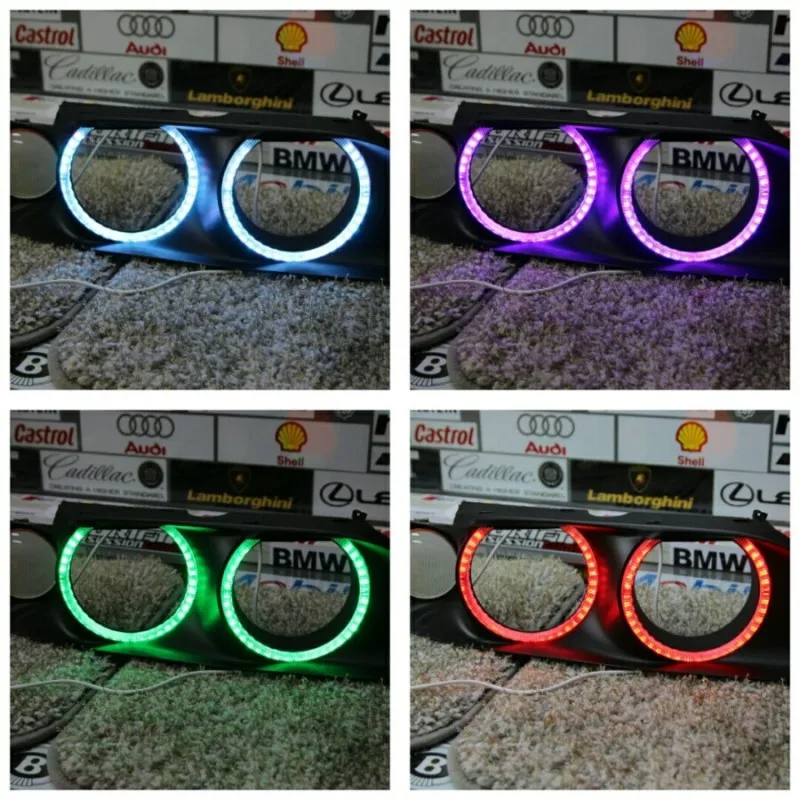 Для BMW E39 540i 530i 528i 525i 523i M5 2000 2004 facelift RF remote Bluetooth App ультра яркий многоцветный RGB led