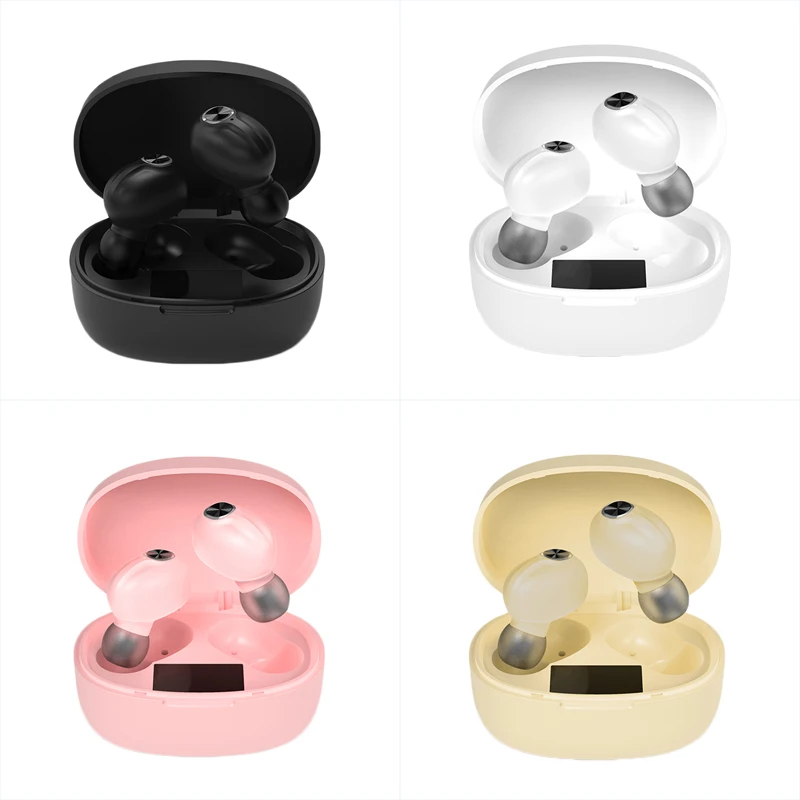 T15 TWS Wireless Bluetooth Earphone IPX7 LED Display Earphone 8D Stereo Music Noise Canceling earpiece For iPhone and Android