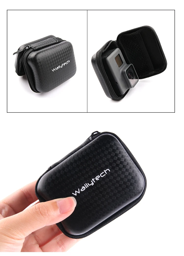 Портативный маленький размер водонепроницаемая сумка для камеры чехол для Xiaomi Yi 4K мини коробка коллекция для GoPro Hero 7 6 5 4 Sjcam аксессуары