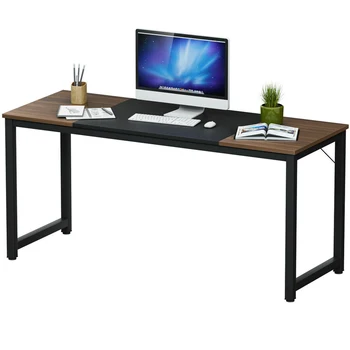 

63" Office Writing Computer Desk with Solid Metal Frame HW63253-1