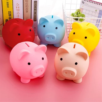 

huchas de dinero Cartoon pig money box coins storage box kids toys birthday gift home decor money saving boxes kids piggy bank