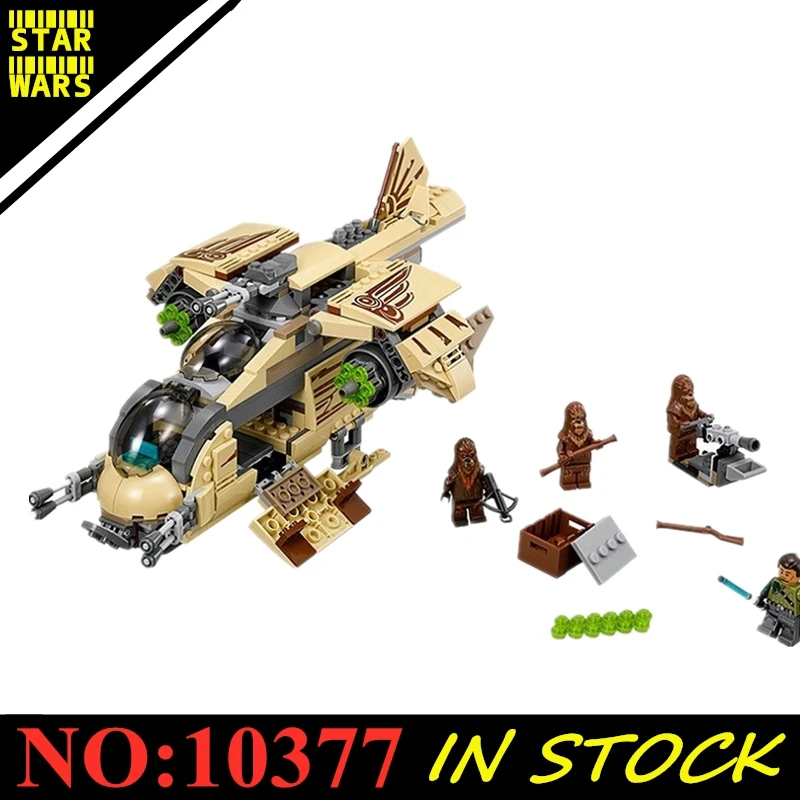 

Star Wookiee Gunship Wars Compatible with Iegoset 75084 Building Blocks bricks Space Model Educational Toys for Gifts 10377