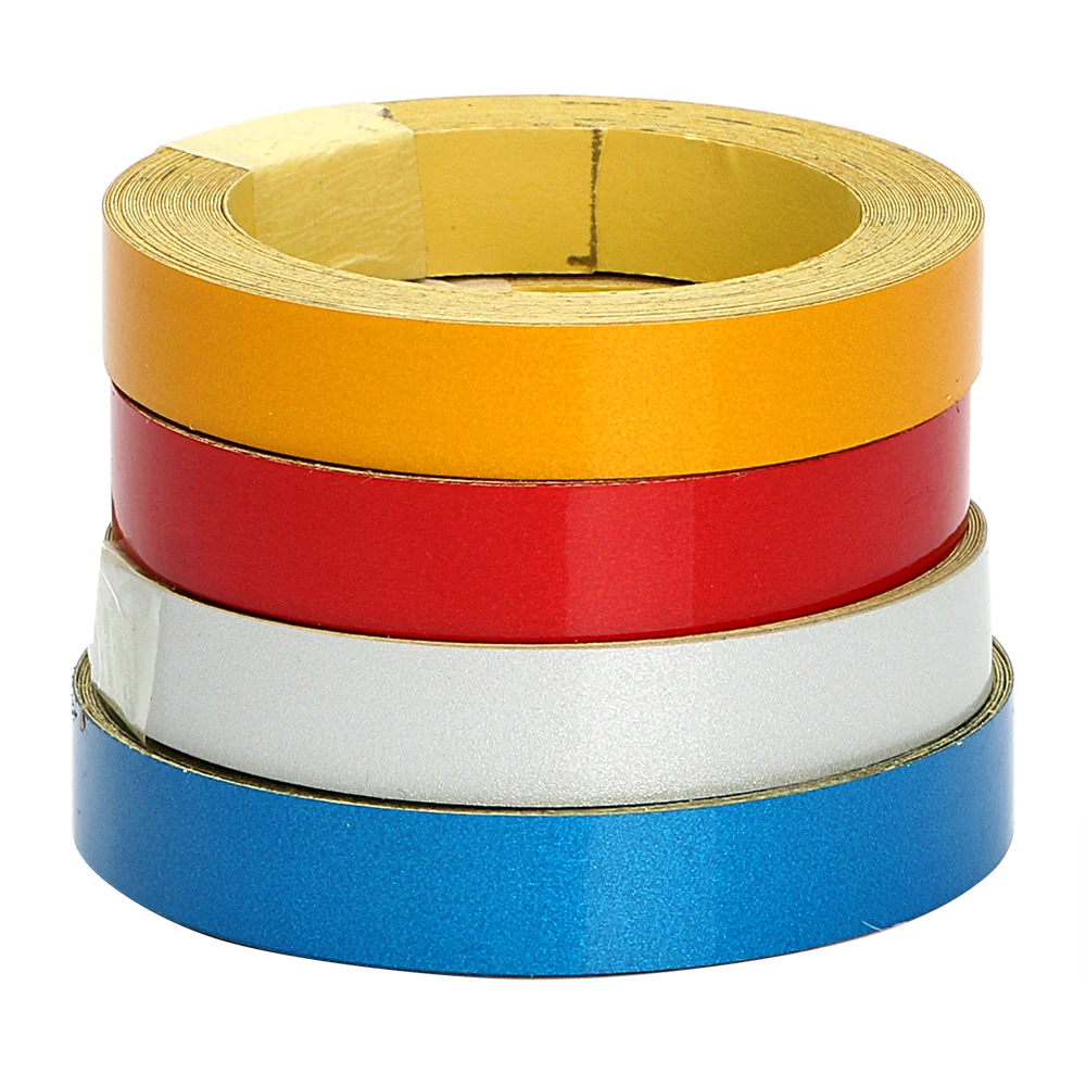 

LEEPEE Car Stickers and Decals Self Adhesive 4 Colors Car Body Stripe Reflective Tape Car Styling