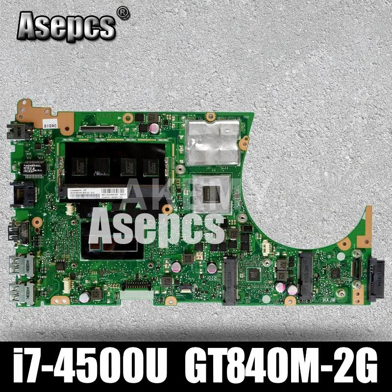 Asepcs S551LB материнская плата для ноутбука Asus S551LN S551LD S551L тест оригинальная 4G RAM I7 4500U