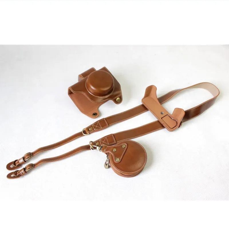 brown Подходит для Canon PowerShot G1 X Mark III камера кобура g1xiii 3-го поколения защитный чехол g1x 3 Чехол - Цвет: brown