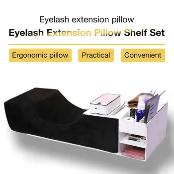 

Eyelash Extension Pillow Shelf Set Professional Neck Support Grafting Eyelash Cushion Organizer for Beauty Salon #SO