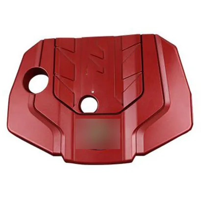 Защита двигателя автомобиля, защитная крышка двигателя, верхняя крышка двигателя для Toyota CHR C-HR, аксессуары для автомобиля - Цвет: Red