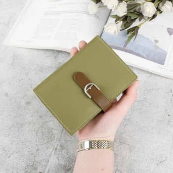 

Latest Women's Leather Famale Vintage Wallet Brand Designer Zipper Coin Purse Wallets Card Holder Clutch For Girls Sac