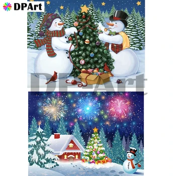 

Daimond Painting Full Square/Round Drill Christmas Snowman 5D Diamond Rhinestone Embroidery Painting Cross Stitch Mosaic M1696