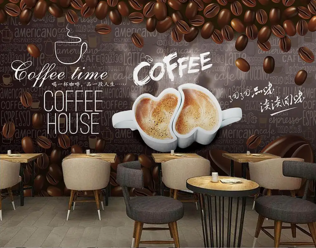 Personalizado retro mão-pintado blackboard café catering 3d