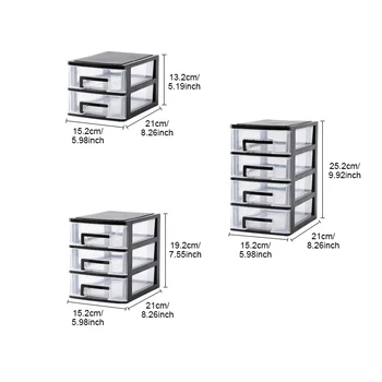 

Women Bathroom Cosmetics Jewelry Organizer Multilayer Drawer Makeup Storage Box Office Desktop Stationery Pen Ruler Accessories