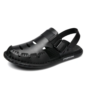

work shoes zandalias uomo piel casa sandalle playa slide men hombre cuire ete sandalias sandles man sandals-men cuir sandalia
