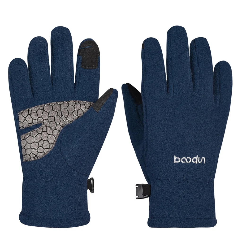 Велосипедные перчатки зимние теплые спортивные уличные детские велосипедные перчатки для мужчин и женщин Нескользящие толстые теплые перчатки с сенсорным экраном