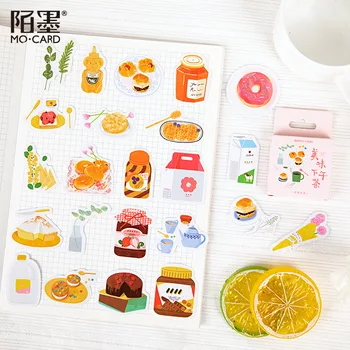 

Delicious Dessert Scrapbooking DIY Journal Sticker Decorative Diary Stationery Paper Sealing Stickers