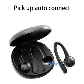

TWS 5.0 Bluetooth Earbuds For iphone For Xiaomi Wireless Headphones with Mic Sports Ear Hook Running Noise Cancelling Headsets