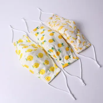 

Adults Personal 3-Ply Mouth Mask Replaceable Filter Pad Washable Mouth-Muffle For Halloween Christmas