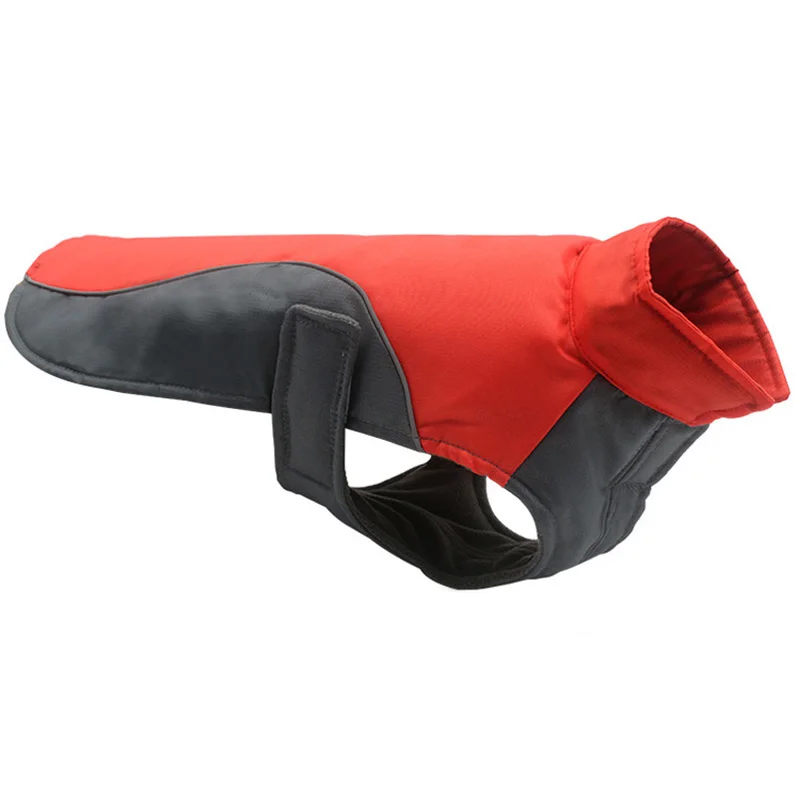 Fashion Pet Small Dog Clothes Winter Warm Dog Jacket Harness Chihuahua Puppy Coats XS-XL - Цвет: Red