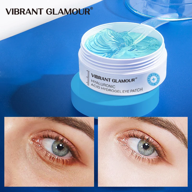 VIBRANT GLAMOUR Hyaluronic Acid Polypeptide Eye Mask Anti Age Moisturizing Remove Puffiness Dark Circles Nourish Eye 5