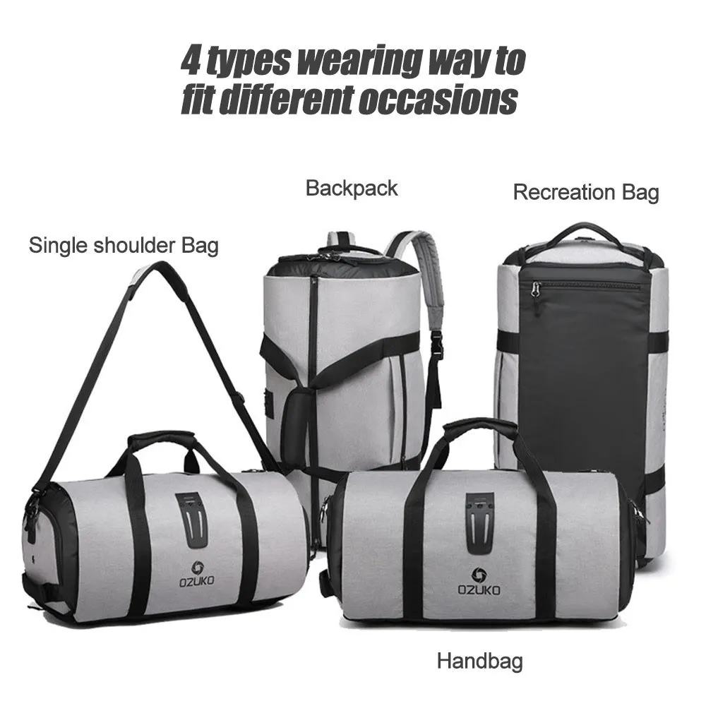 Спортивная одежда для фитнеса Heren Weekend BAGGAGE Vrouwen Duffel Bakken Grote Lederen Handtassen Schoenen Opslag Zakken