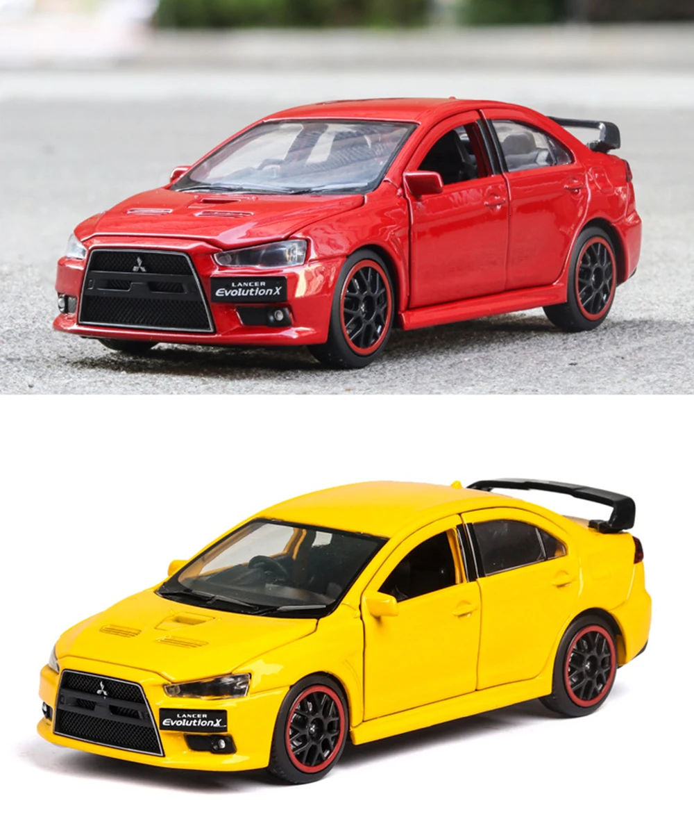 1:32 EVO транспортные средства Hot Wheel модель автомобиля металлический корпус двери можно открыть музыкальная с подсветкой машина литья под давлением игрушка
