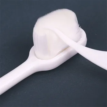 

1PC Travel Portable Toothbrush Ultra-fine Super Soft Bristle Toothbrush with Holder Deep Cleaning Brush for Oral Care Tools