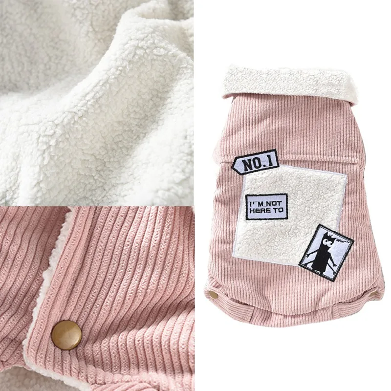 New Winter Coat Retro Design Cozy Winter Dog Pet Jacket Vest Warm Pet Outfit Clothes For Dogs Pet Winter Cotton Coat For Dogs do