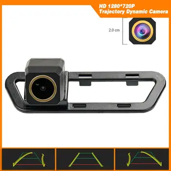 

HD 1280x720p Golden Camera Rear View Reversing Backup Camera Trajectory Dynamic Parking Line for Nissan /Pulsar C12 Tiida Versa