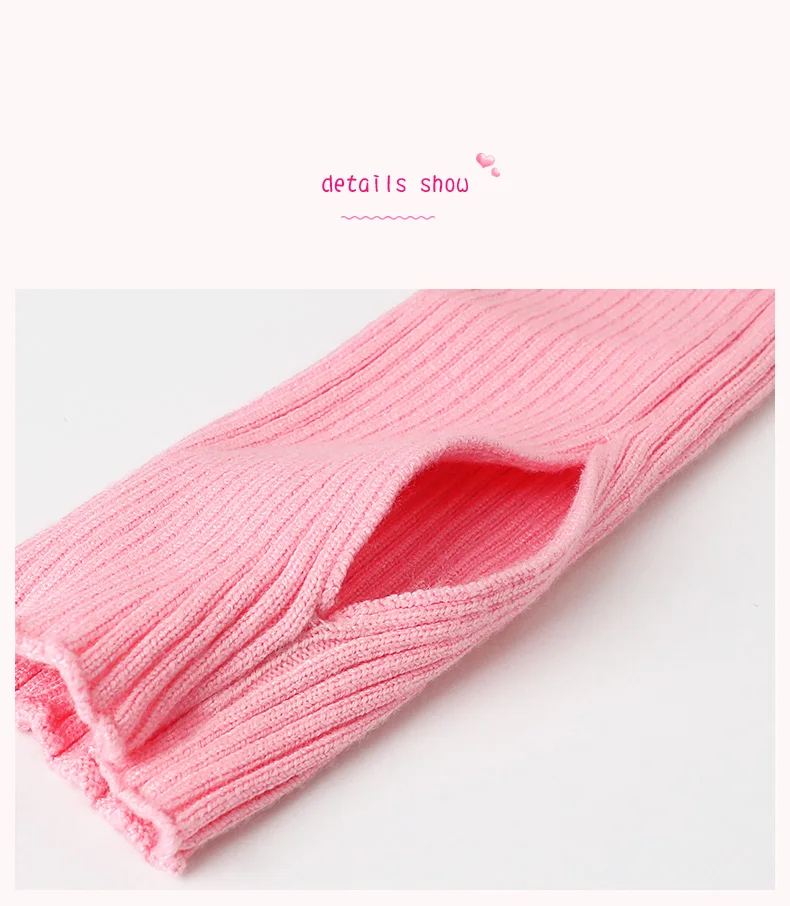 Mädchen Kinder Gestrickte Beinlinge Lange Tanz Strumpf Warme Ballett Socken Kinder Ausübung Ballett Schutz Socken Tanz Zubehör – Detail 9
