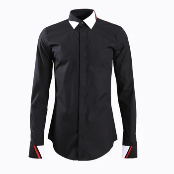 

Red White Collar Sleeve Men's Wear 2020 Summer Three Nine Eight Guo Shirt Male Middle Guofeng Men's Wear