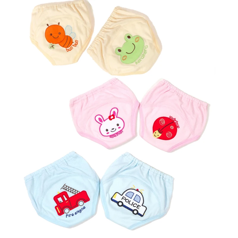 2 шт./лот мягкое детское нижнее белье трусы для девочек и мальчиков тренировочные