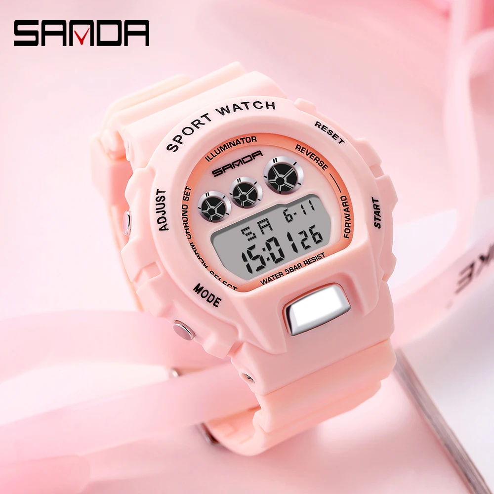 SANDA G Style Men Military Sports Watch Woman LED Digital electronic Luminous Watch Waterproof Men's Ms Watch Relogio Masculino - Image 2