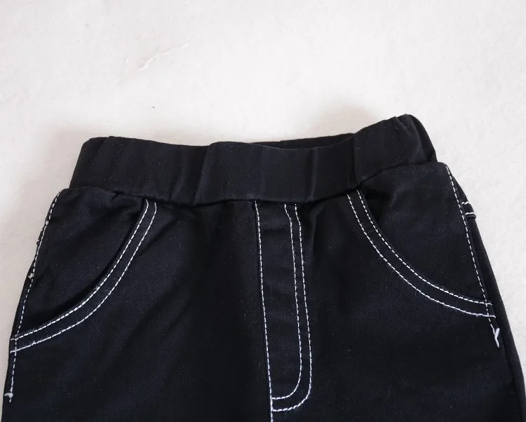 Spring And Autumn Children Pure Cotton Casual Pants pencil pants Trousers BOY'S Girls Elastic Casual Trousers