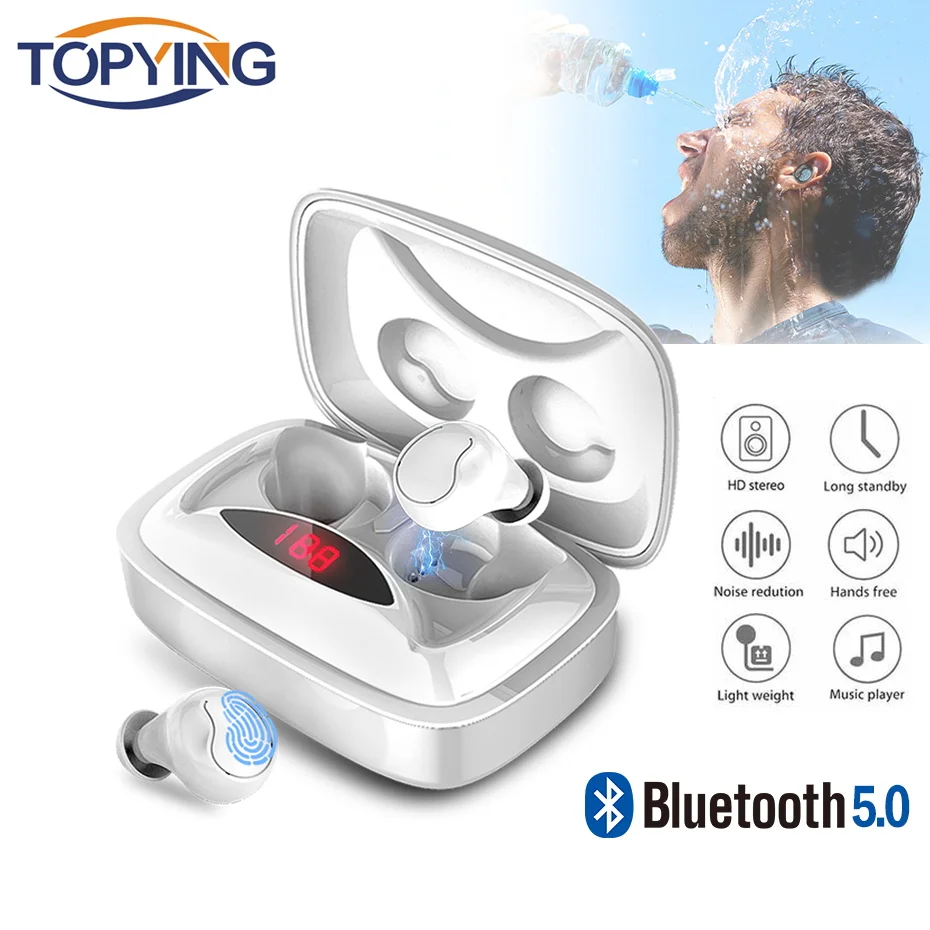 

TOPYING X29 TWS Bluetooth 5.0 Earphone Wireless Earphone Headphone In-ear Sports music headsets Handsfree call For IPhone Xiaomi