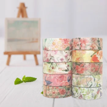 

40Pcs/Set Decorative Kawaii Washi Tape Forest Series Japanese Paper Stickers Japanese Stationery Scrapbooking Supply