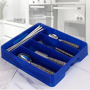 

1 pcs Practical drawer storage box tray spoon tableware separation and sorting storage box kitchen accessories sorting box