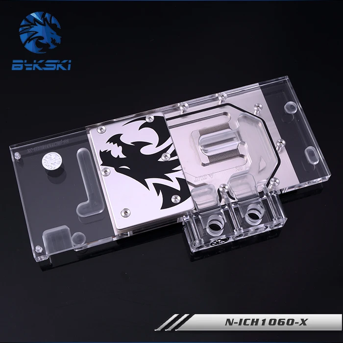 Bykski N-ICH1060-X блок водяного охлаждения GPU для ICHILL GTX1060 X3