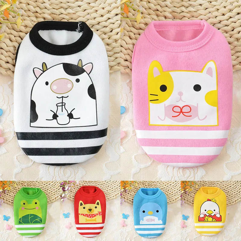

Dog Vest Winter Fleece Warm Vest Cartoon Rabiit Puppy Pet Dog Clothes for Small Dog T Shirt 10 Colour for Choose