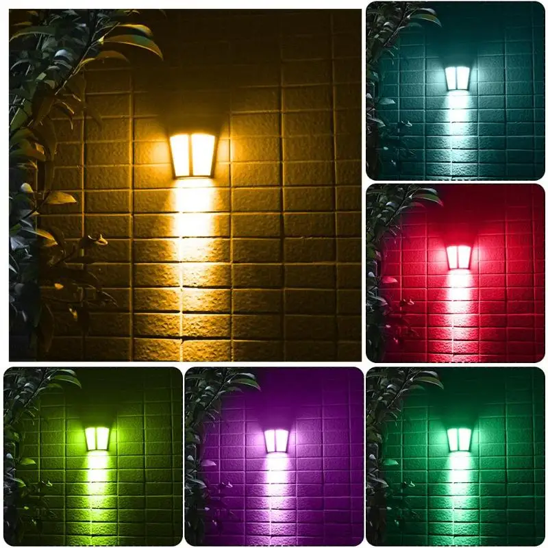 6LED солнечной энергии световой выключатель настенный светильник уличные энергосберегающие уличные дворы семейный сад охранные огни 110x100x54 мм