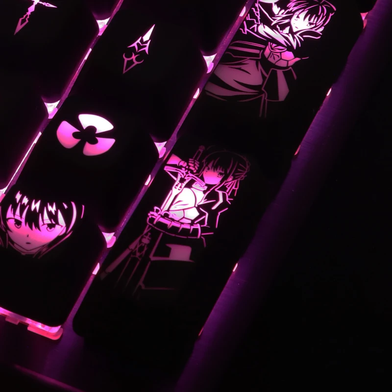 1 conjunto high end backlit keycap para