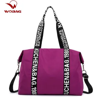 

WOBAG Women Multifunction Luggage Duffle Bag Travel Bags Large Capacity Oxofrd Tote Portable Luggage Daily Handbag