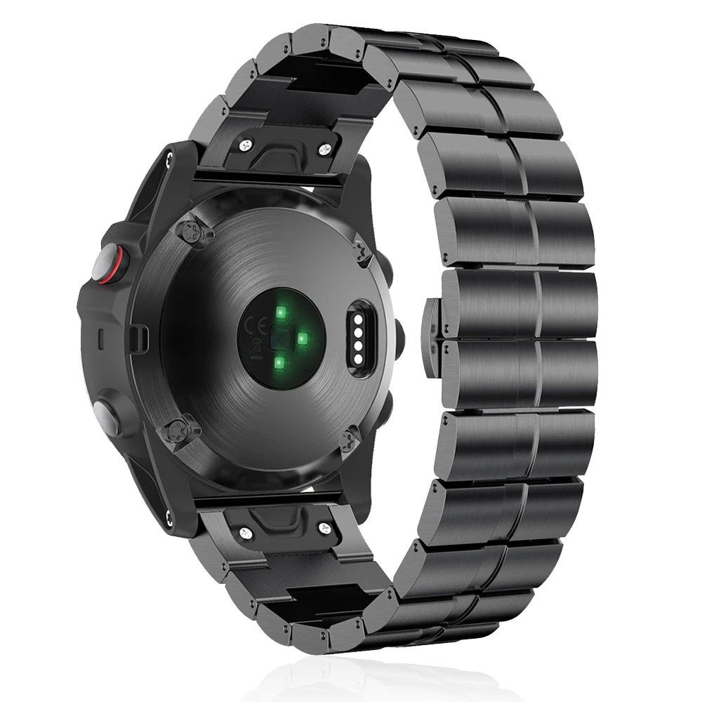 

For Metal Stainless Steel Strap Garmin Fenix 5x Plus Quick Release Wrist Strap for Garmin Fenix3 3 HR Watch Bracelet 26mm Band