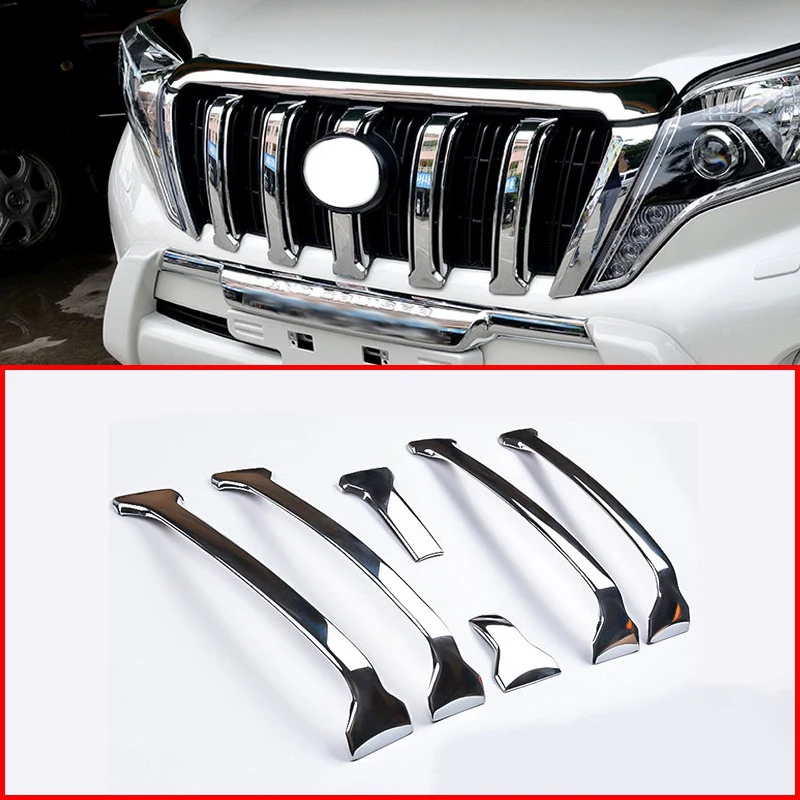 Передний бампер полоски решетки Бампер протектор планки для Toyota Land Cruiser 150 Prado LC150
