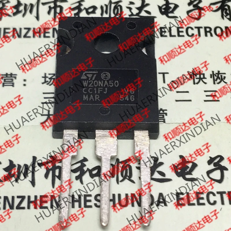 5 шт., новые оригинальные кнопки W20NA50 STW20NA50 TO-247500V 20A