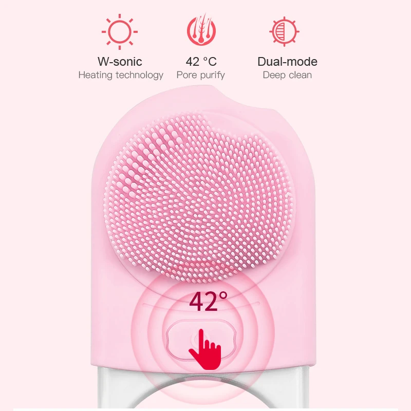 Подогрев iFace Очищающая щетка звуковая вибрация очиститель для лица ...
